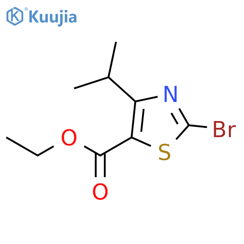 Ethyl 2-bromo-4-isopropylthiazole-5-carboxylate structure