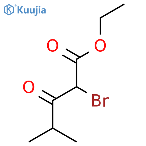 Ethyl 2-bromo-4-methyl-3-oxopentanoate structure