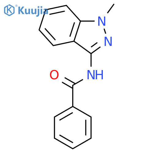 Benzamide, N-(1-methyl-1H-indazol-3-yl)- structure