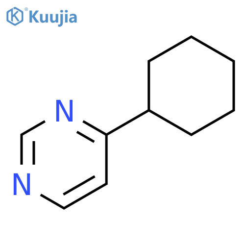 Pyrimidine, 4-cyclohexyl- structure