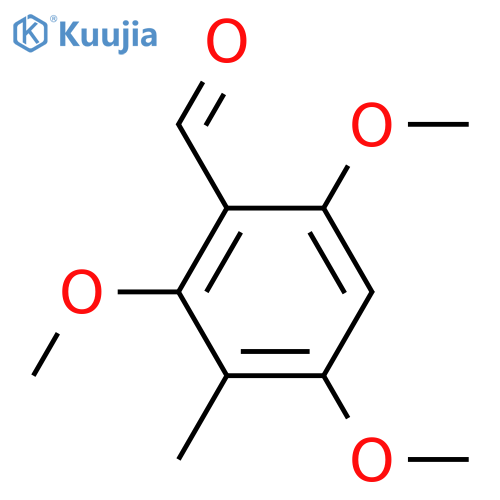 2,4,6-Trimethoxy-3-methyl-benzaldehyde structure