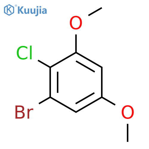 1-Bromo-2-chloro-3,5-dimethoxybenzene structure