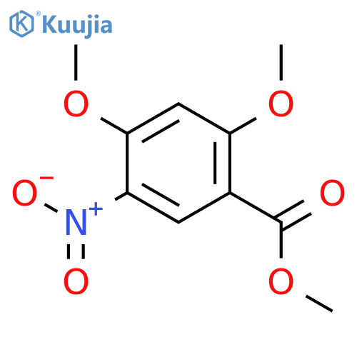 Methyl 2,4-dimethoxy-5-nitrobenzoate structure
