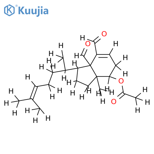 7-acetoxy-2,6-cyclohexenica-9,13-diene-18,19-dial structure