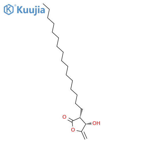 (2R*,3S*)-2-hexadecyl-3-hydroxypent-4-en-4-olide structure