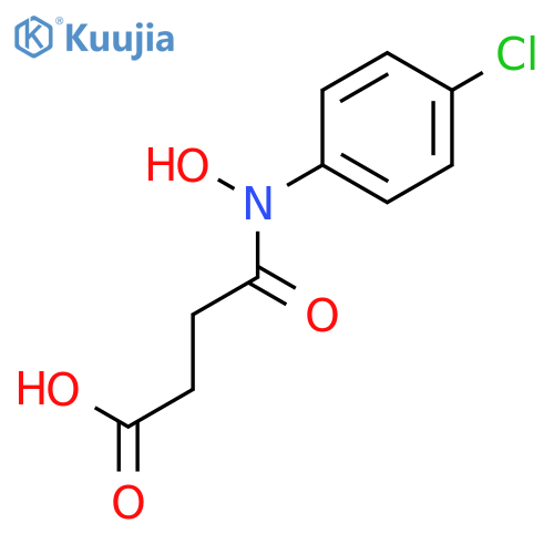 4-[(4-chlorophenyl)(hydroxy)amino]-4-oxobutanoic acid structure