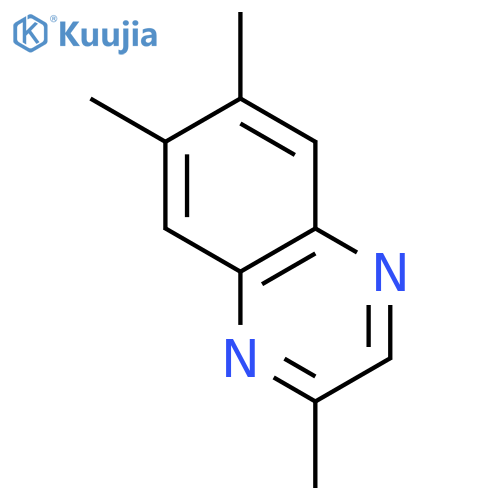 Quinoxaline,2,6,7-trimethyl- structure