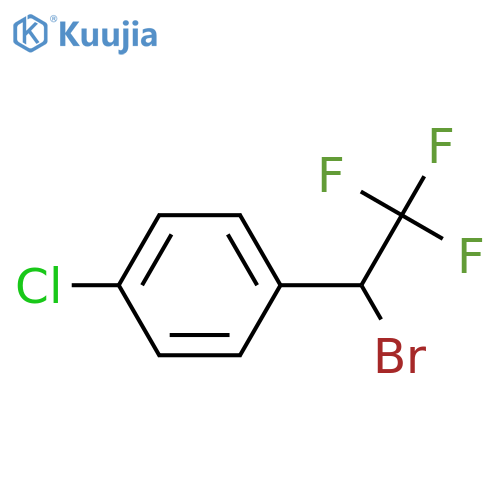 1-(1-Bromo-2,2,2-trifluoro-ethyl)-4-chloro-benzene structure