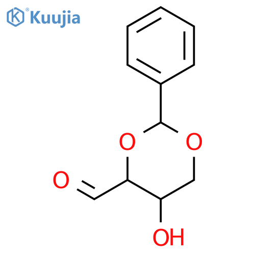 1,3-Dioxane-4-carboxaldehyde, 5-hydroxy-2-phenyl-, (2R,4R,5R)- structure