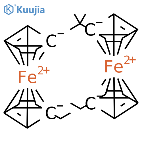 Ferrocene,1,1''-(1-methylethylidene)bis[1'-ethyl- (9CI) structure