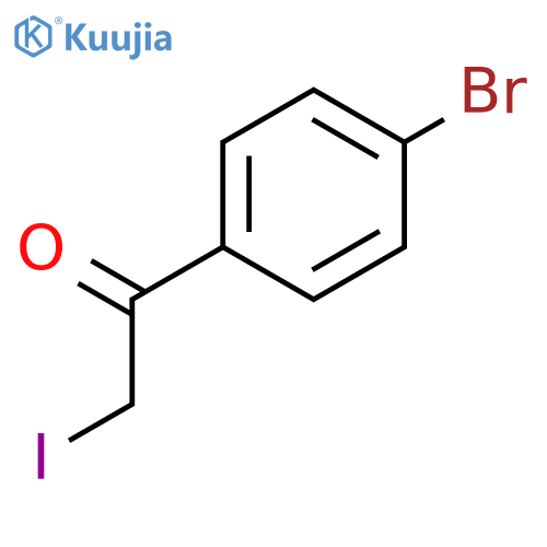Ethanone, 1-(4-bromophenyl)-2-iodo- structure