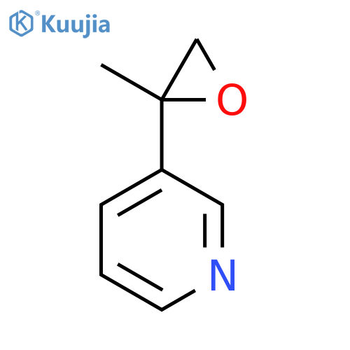 3-(2-Methyloxiran-2-yl)pyridine structure