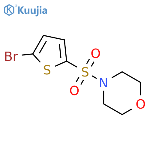 4-[(5-bromothiophen-2-yl)sulfonyl]morpholine structure
