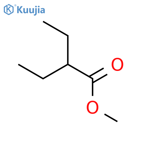 Butanoic acid,2-ethyl-, methyl ester structure