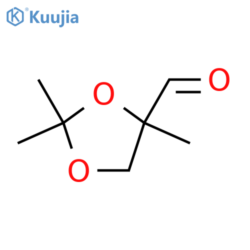1,3-Dioxolane-4-carboxaldehyde, 2,2,4-trimethyl- (9CI) structure