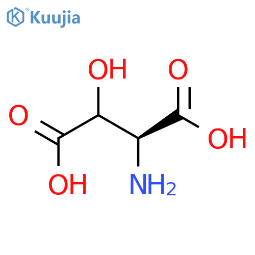 (2S,3S)-2-amino-3-hydroxysuccimid acid structure