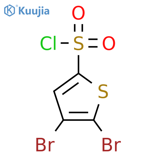 4,5-Dibromothiophene-2-sulfonyl chloride structure