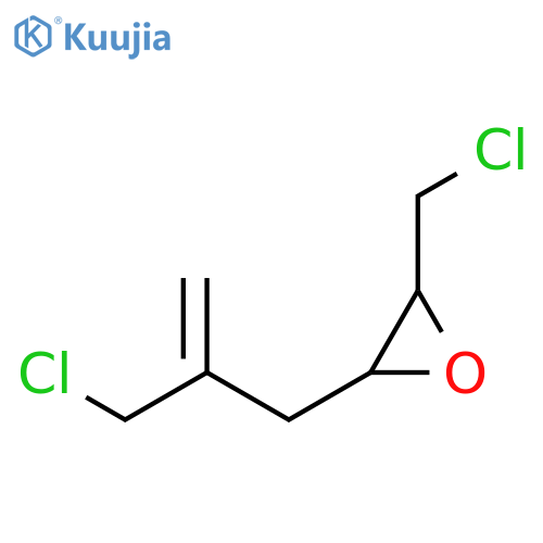 Oxirane, 2-(chloromethyl)-3-[2-(chloromethyl)-2-propenyl]- structure