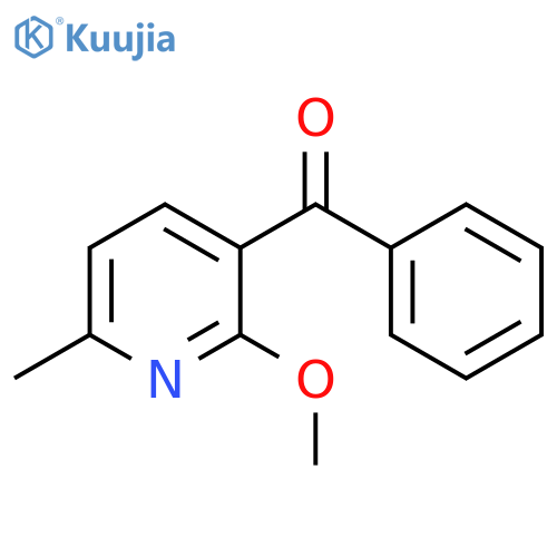 Methanone, (2-methoxy-6-methyl-3-pyridinyl)phenyl- structure