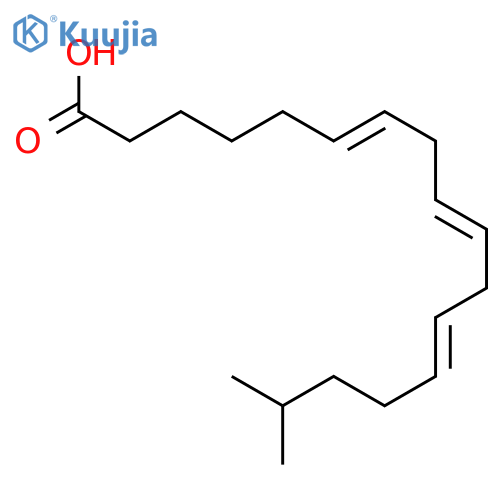 16-Methyl-6,9,12-heptadecatrienoic acid structure