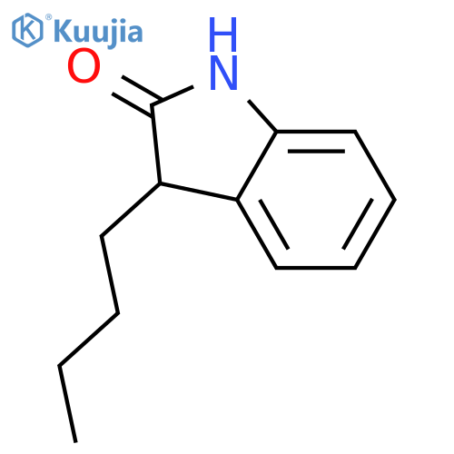 2H-INDOL-2-ONE, 3-BUTYL-1,3-DIHYDRO- structure
