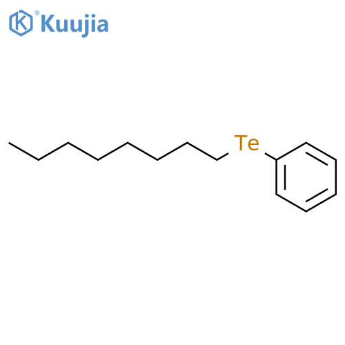 Benzene, (octyltelluro)- structure