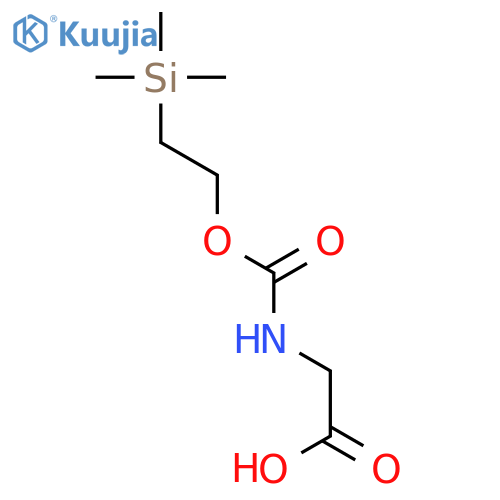 Glycine, N-[[2-(trimethylsilyl)ethoxy]carbonyl]- structure