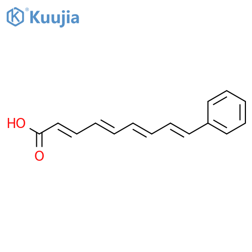 2,4,6,8-NONATETRAENOIC ACID, 9-PHENYL-, (2E,4E,6E,8E)- structure