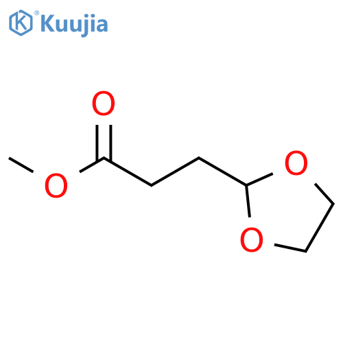 1,3-Dioxolane-2-propanoic acid, methyl ester structure