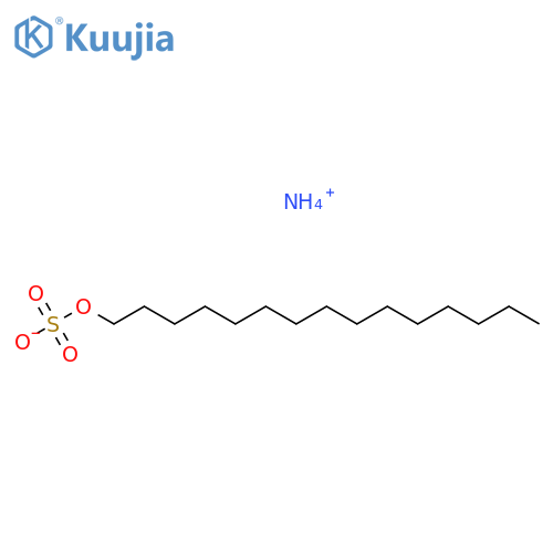 Ammonium pentadecyl sulphate structure