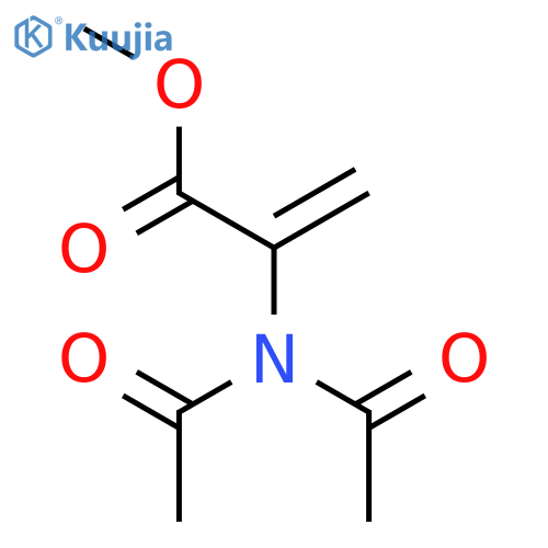 2-Propenoic acid, 2-(diacetylamino)-, methyl ester structure