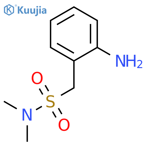 BENZENEMETHANESULFONAMIDE, 2-AMINO-N,N-DIMETHYL- structure