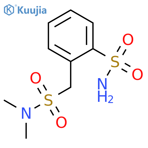 Benzenemethanesulfonamide, 2-(aminosulfonyl)-N,N-dimethyl- structure