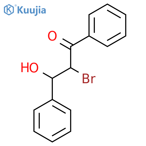 1-Propanone, 2-bromo-3-hydroxy-1,3-diphenyl- structure