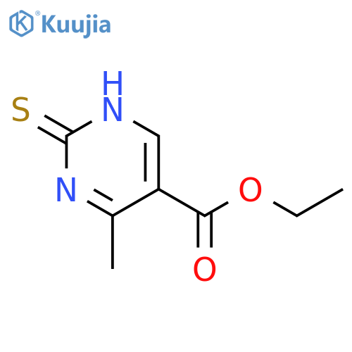 ethyl 2-mercapto-4-methylpyrimidine-5-carboxylate structure