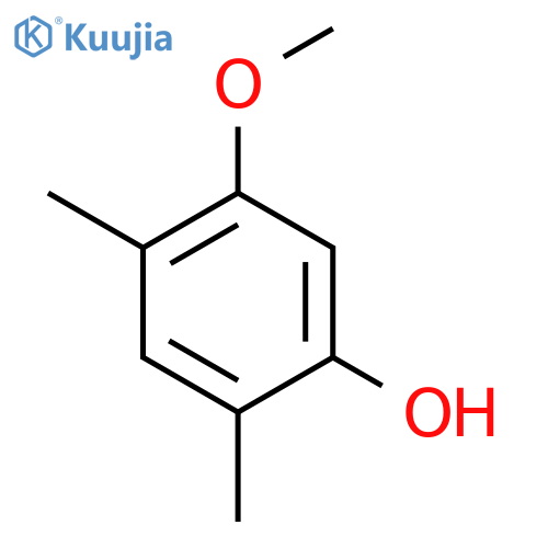 2,4-Dimethyl-5-hydroxyanisole structure