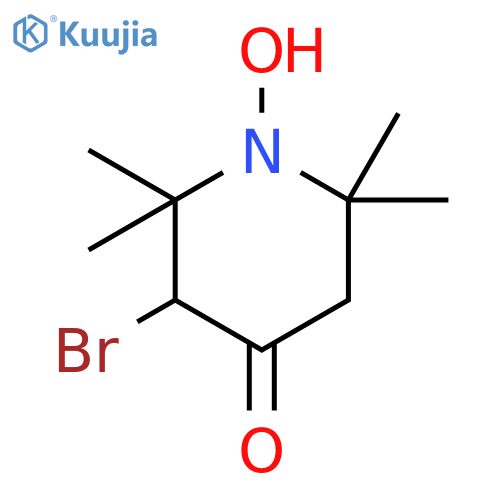 1-Piperidinyloxy, 3-bromo-2,2,6,6-tetramethyl-4-oxo- structure