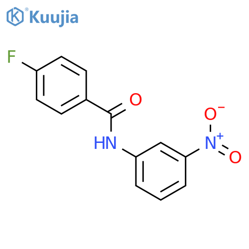 BENZAMIDE, 4-FLUORO-N-(3-NITROPHENYL)- structure