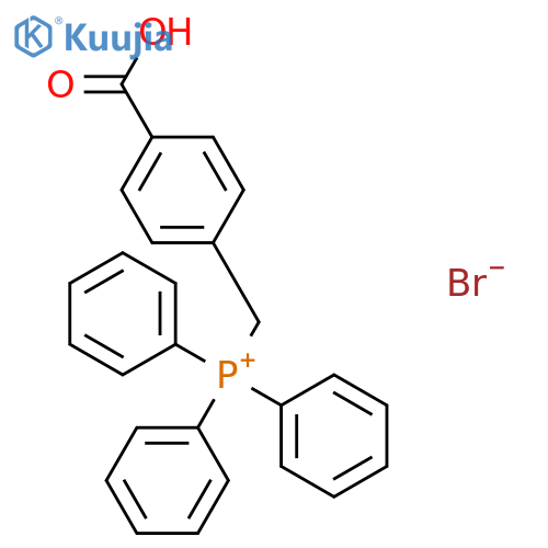 PHOSPHONIUM, [(4-CARBOXYPHENYL)METHYL]TRIPHENYL-, BROMIDE structure