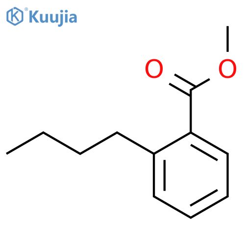 Benzoic acid, butyl-, methyl ester structure
