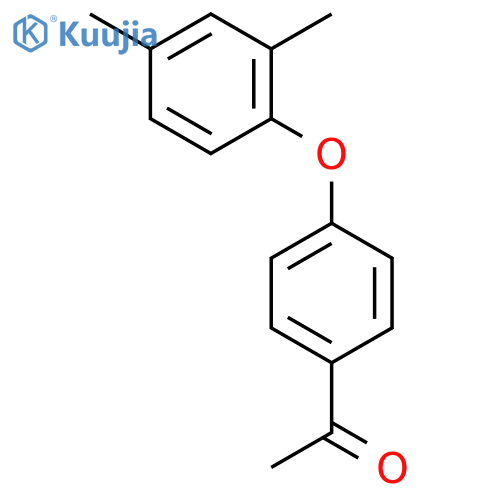 Ethanone, 1-[4-(2,4-dimethylphenoxy)phenyl]- structure