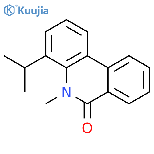 6(5H)-PHENANTHRIDINONE, 5-METHYL-4-(1-METHYLETHYL)- structure