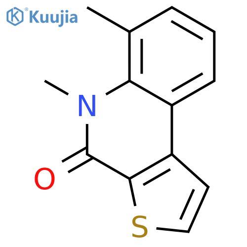 Thieno[2,3-c]quinolin-4(5H)-one,5,6-dimethyl- structure