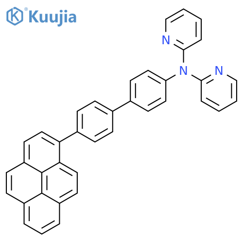 2-Pyridinamine, N-[4'-(1-pyrenyl)[1,1'-biphenyl]-4-yl]-N-2-pyridinyl- structure