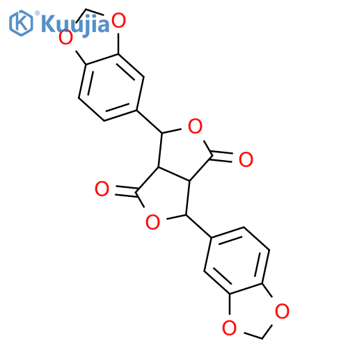3,3',4,4'-Tetrahydroxy-8,8'-lignan-9,7':9',7-diolide; (7S,7'S,8R,8'R)-form, 3,4:3',4'-Bis(methylene) ether structure