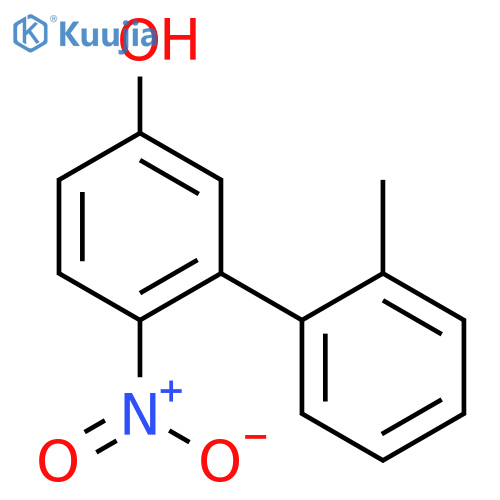 [1,1'-Biphenyl]-3-ol,2'-methyl-6-nitro- structure