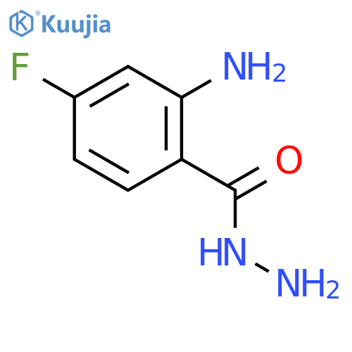 Benzoic acid, 2-amino-4-fluoro-, hydrazide structure