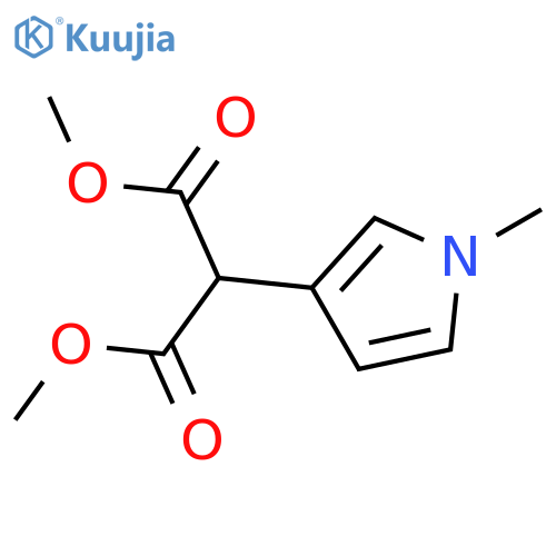 2-(1-methyl-1H-pyrrol-3-yl)-Propanedioic acid 1,3-dimethyl ester structure