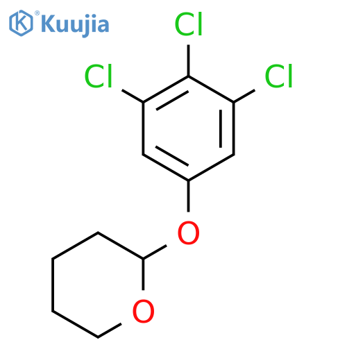 2H-Pyran, tetrahydro-2-(3,4,5-trichlorophenoxy)- structure