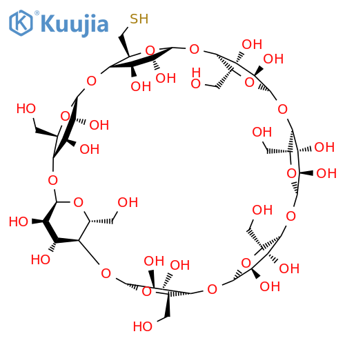 Mono-(6-Mercapto-6-deoxy)-β-cyclodextrin structure